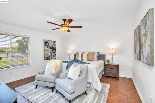 Bedroom, Interior, Wood Texture Flooring