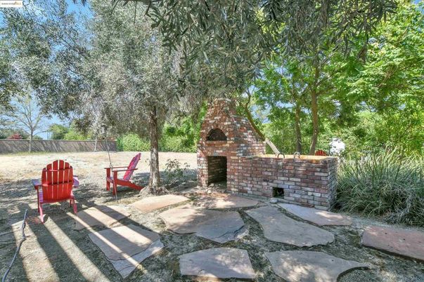 Backyard, Exterior, Fireplace
