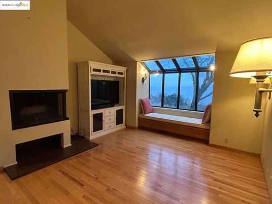 Fireplace, Interior, Wood Texture Flooring