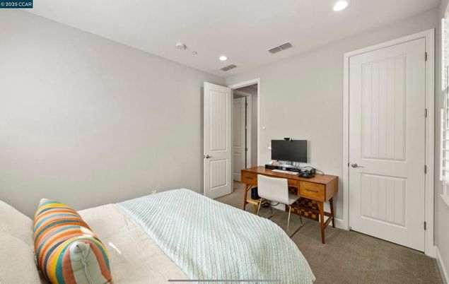 Bedroom, Home Office, Interior, Recessed Lighting