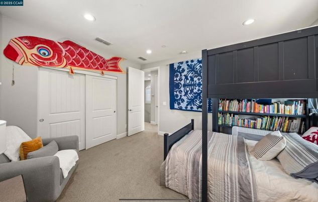 Bedroom, Interior, Recessed Lighting