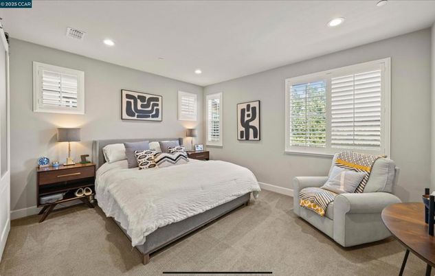 Bedroom, Interior, Recessed Lighting