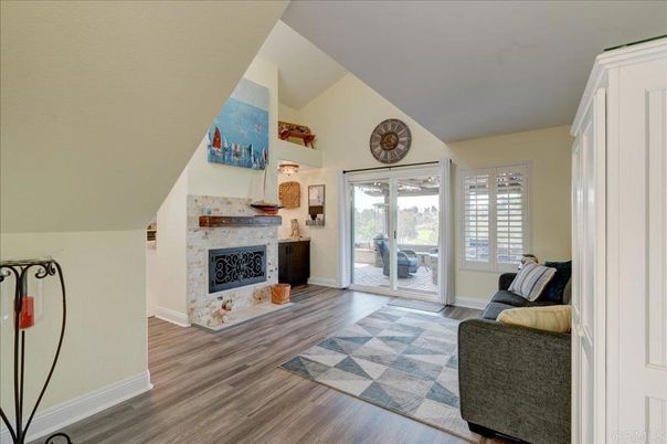 Fireplace, Interior, Wood Texture Flooring