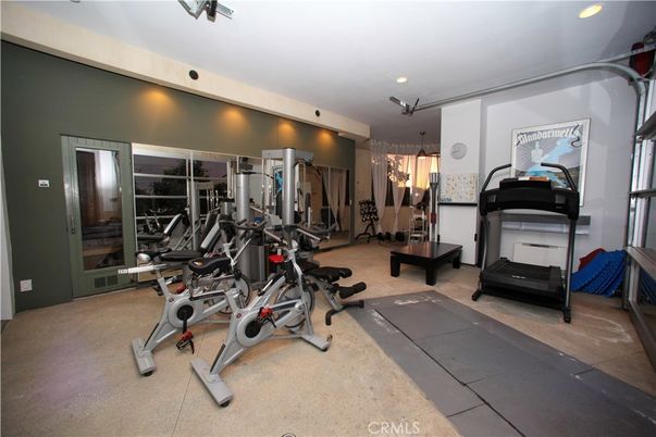 Fitness Equipment, Gym, Interior, Recessed Lighting