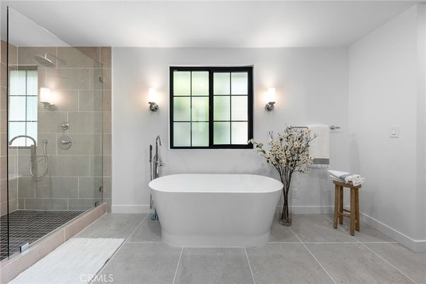 Bathroom, Free Standing Baths, Glass Shower, Interior