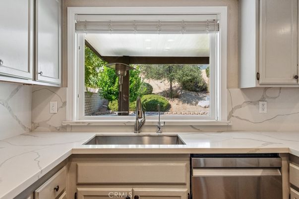 Interior, Kitchen, Marble Walls, Stainless Steel Appliances