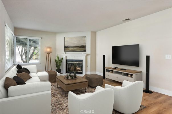 Fireplace, Interior, Living room, Wood Texture Flooring