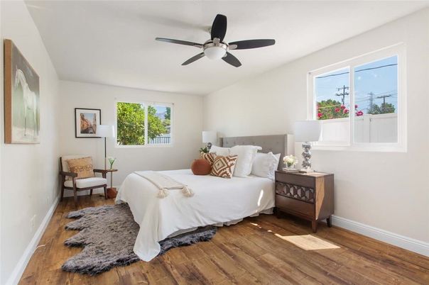 Bedroom, Interior, Wood Texture Flooring