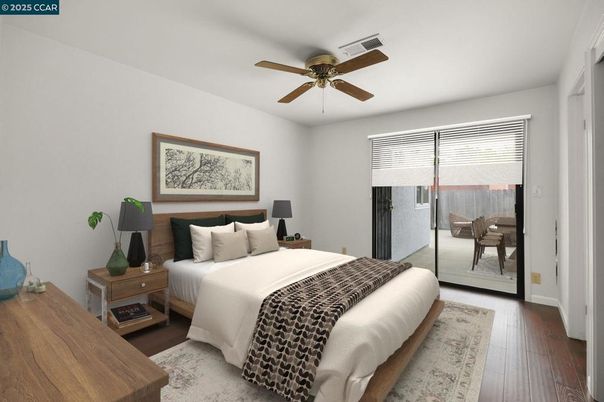 Bedroom, Interior, Wood Texture Flooring