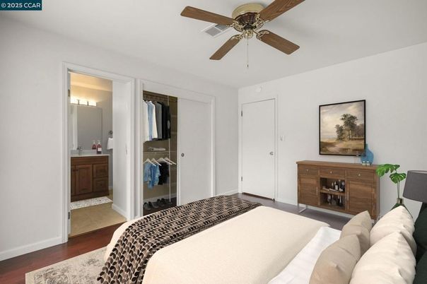 Bedroom, Interior, Wood Texture Flooring