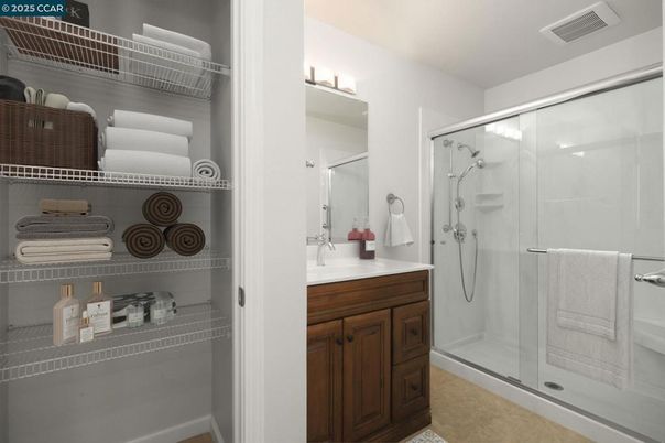 Bathroom, Glass Shower, Interior