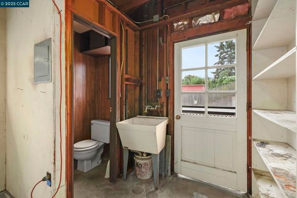 Bathroom, Interior, Wooden Walls