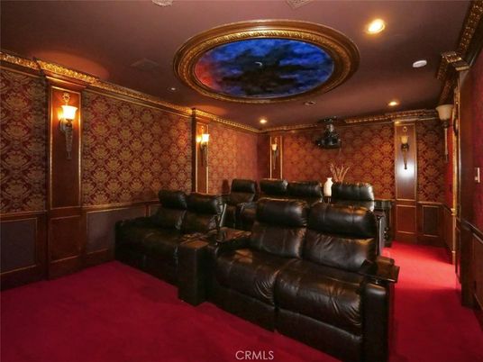 Home Theatre Room, Interior, Recessed Lighting, Theatre Room