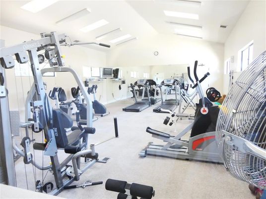 Fitness Equipment, Gym, Interior, Recessed Lighting