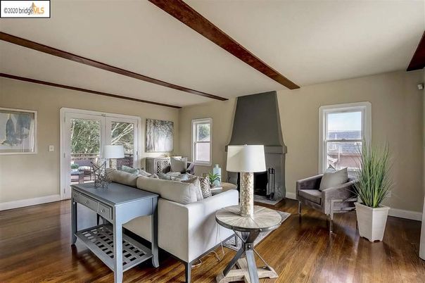 Fireplace, Interior, Living room, Wooden Beams, Wood Texture Flooring