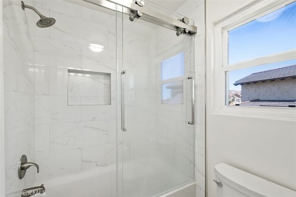 Bathroom, Glass Shower, Interior, Marble Walls