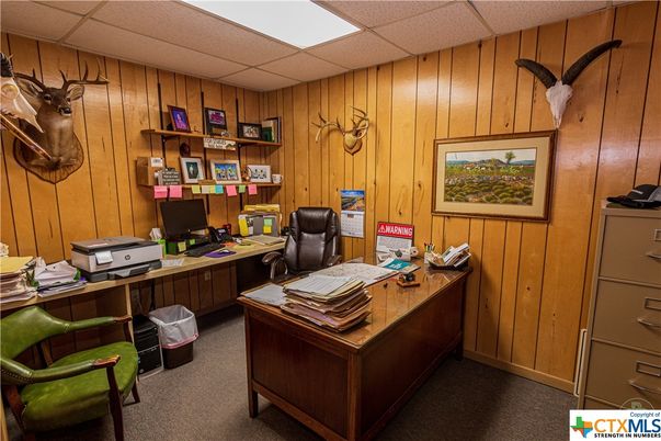 Home Office, Interior, Wooden Walls