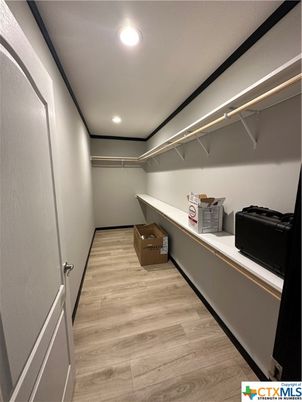 Interior, Recessed Lighting, Walk-in Closets, Wood Texture Flooring