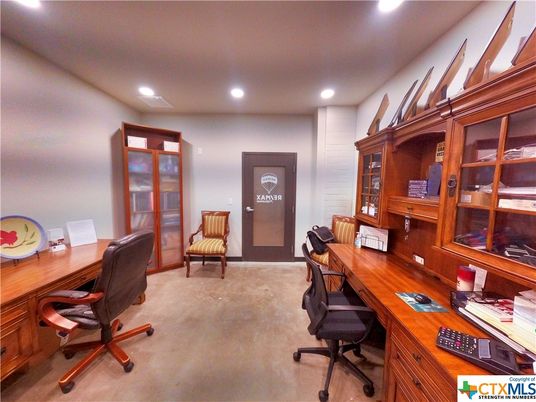Home Office, Interior, Recessed Lighting