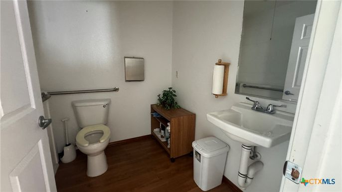 Bathroom, Interior, Wood Texture Flooring
