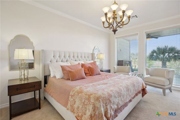 Bedroom, Chandelier, Interior