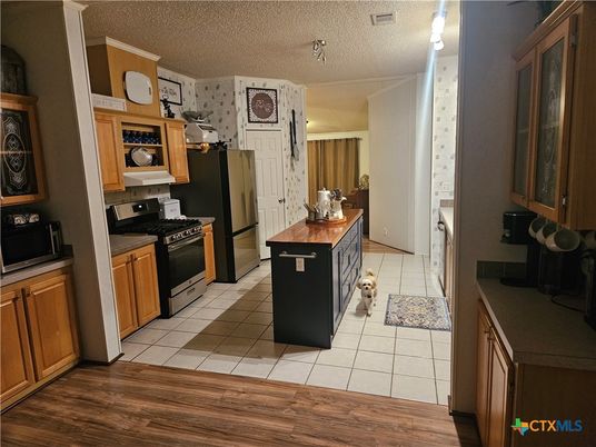Interior, Kitchen, Wood Texture Flooring