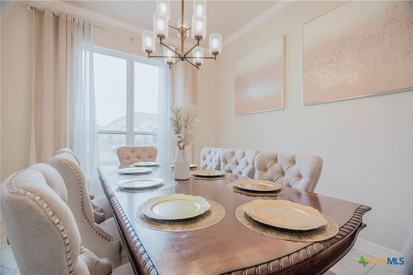 Chandelier, Dining room, Interior