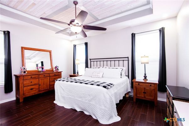 Bedroom, Interior, Wooden Ceilings, Wood Texture Flooring