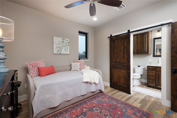 Bathroom, Bedroom, Interior, Recessed Lighting, Wood Texture Flooring