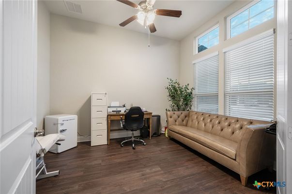 Home Office, Interior, Wood Texture Flooring