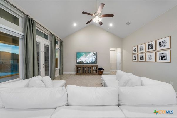 Interior, Living room, Recessed Lighting