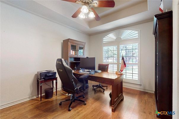 Home Office, Interior, Wood Texture Flooring