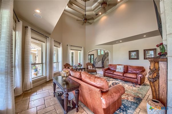 Interior, Living room, Recessed Lighting