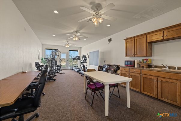 Fitness Equipment, Home Office, Interior, Recessed Lighting