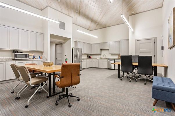 Dining room, Interior, Kitchen, Pendant Lights, Wooden Ceilings