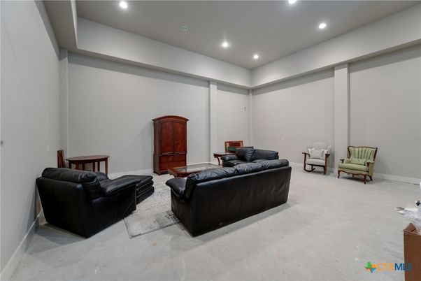 Interior, Living room, Recessed Lighting