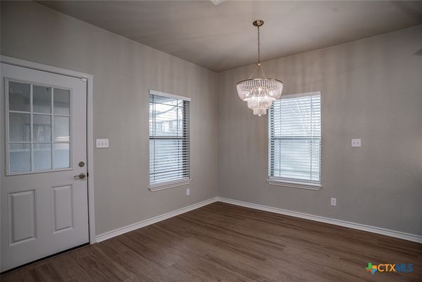 Chandelier, Empty room, Interior, Wood Texture Flooring