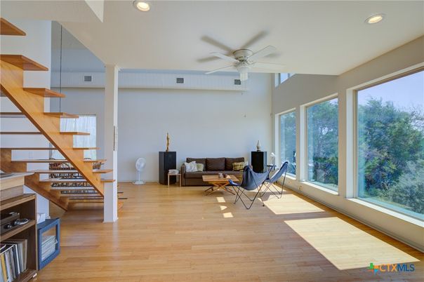 Interior, Recessed Lighting, Wood Texture Flooring