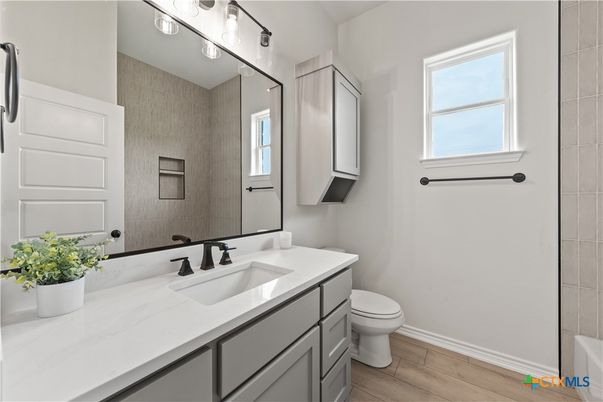 Bathroom, Interior, Wood Texture Flooring