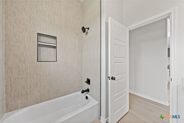 Bathroom, Interior, Wood Texture Flooring