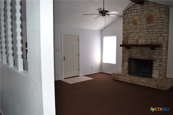 Empty room, Fireplace, Interior, Stone Walls