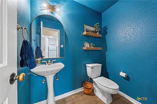 Bathroom, Interior, Wood Texture Flooring