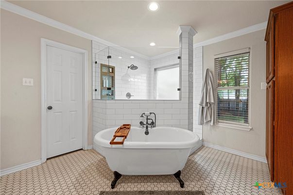 Bathroom, Free Standing Baths, Interior, Recessed Lighting