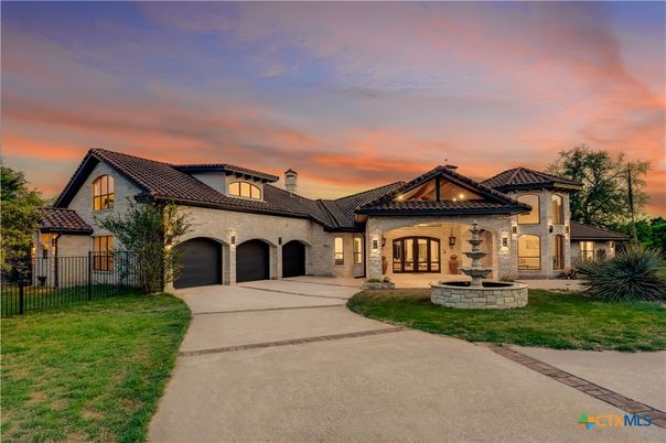 Attached, Backyard, Exterior, Facade, Mediterranean