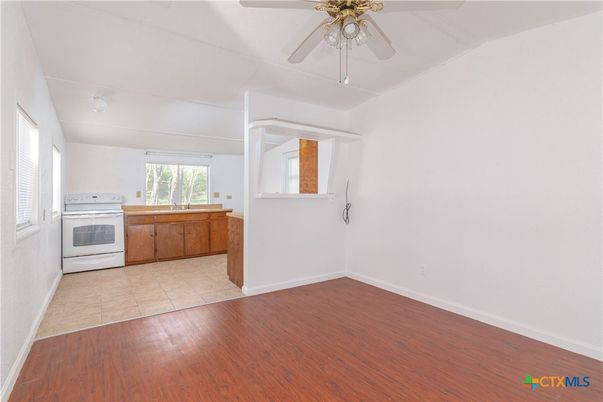 Empty room, Interior, Kitchen, Wood Texture Flooring