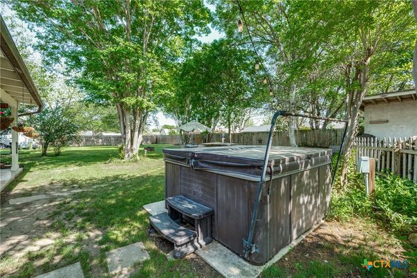 Backyard, Exterior, Hot Tub