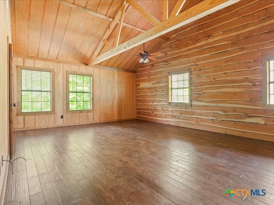 Empty room, Interior, Wooden Beams, Wooden Ceilings, Wood Texture Flooring, Wooden Walls