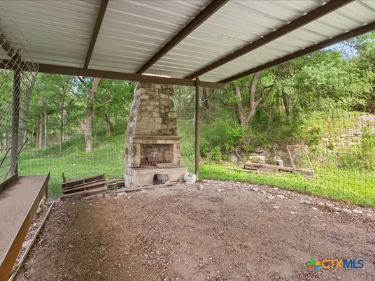 Backyard, Exterior, Fireplace