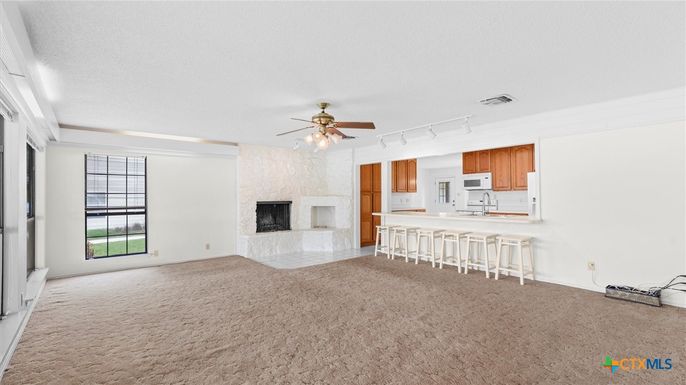 Empty room, Fireplace, Interior, Kitchen