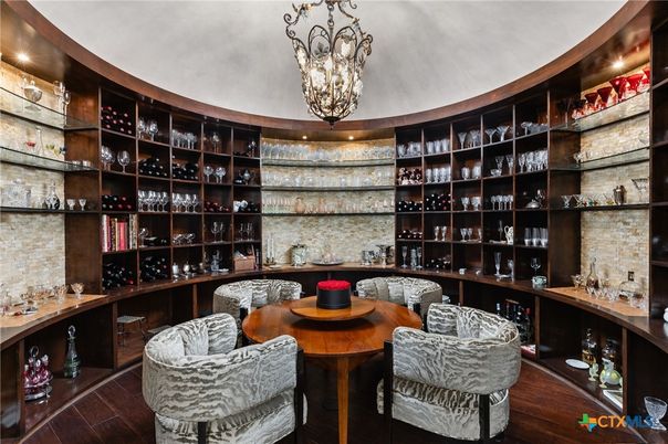 Interior, Stone Walls, Wine Storage, Wood Texture Flooring